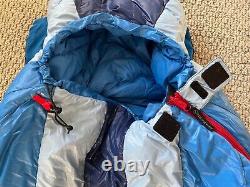 Big Agnes Fish Hawk 30 Down Sleeping Bag, Blue, Long