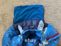 Big Agnes Fish Hawk 30 Down Sleeping Bag, Blue, Long