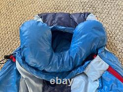 Big Agnes Fish Hawk 30 Down Sleeping Bag, Blue, Long