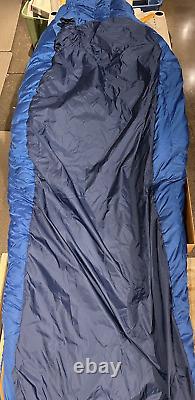 Big Agnes Fish Hawk 30 Sleeping Bag Blue Regular Left