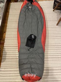 Big Agnes Gilpin Down Long 10°F LH With Big Agness Insulated Air Core Pad VGUC