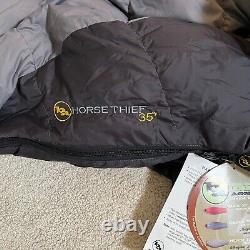 Big Agnes Horse Thief 35F 775 Fill Goose Down Sleeping Bag, Regular Left Zip