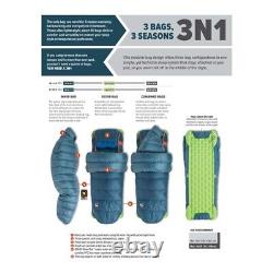 Big Agnes Lost Ranger 3N1 0 Degree Sleeping Bag Used