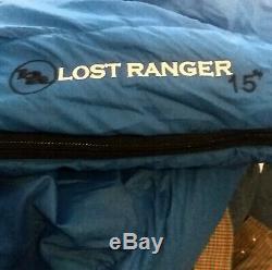 Big Agnes Lost Ranger Sleeping Bag 15 Degree Goose Down Long 80.5