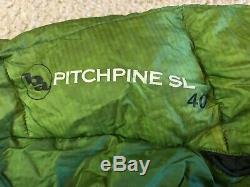 Big Agnes Pitchpine 40° 800 fill Down Ultralight summer sleeping bag