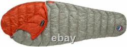 Big Agnes Pluton UL 40F Sleeping Bag 850-Fill DownTek, Gray/Pumpkin, Regular