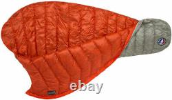 Big Agnes Pluton UL 40F Sleeping Bag 850-Fill DownTek, Gray/Pumpkin, Regular