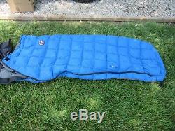 Big Agnes Sleeping Bag Goose Down, pad liner, Excellent Condition Yampa 45 Degre