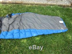 Big Agnes Sleeping Bag Goose Down, pad liner, Excellent Condition Yampa 45 Degre