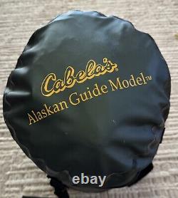 CABELAS ALASKAN GUIDE PREMIUM -20 SLEEPING BAG With Waterproof Case Rectangular