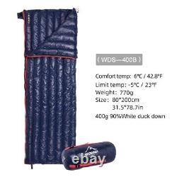 Camping Ultralight Sleeping Bag Down Waterproof Lazy Bag Portable Storage
