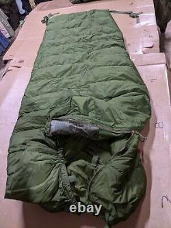 Canadian army 7 piece Cold weather arctic sleeping bag system down filled, hood