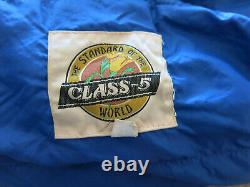 Class 5-Quality-Vintage-Down Sleeping Bag- Long Warm bag 0 degrees-clean
