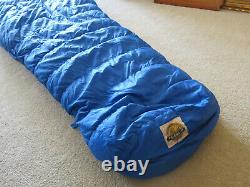 Class 5-Quality-Vintage-Down Sleeping Bag- Long Warm bag 0 degrees-clean