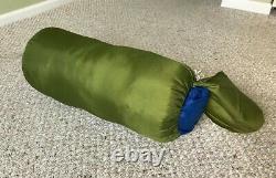 Class-5 down sleeping bag, fall/winter, used, excellent condition, super clean