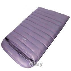 Double Person Outdoor White Duck Down Water Resistant Rectangular Sleeping Bag
