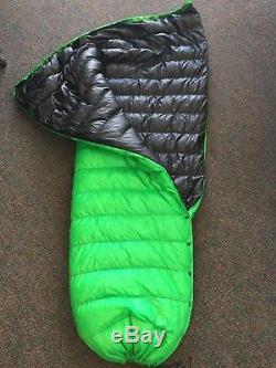 Down Top Quilt ultralight Sleeping Bag Green