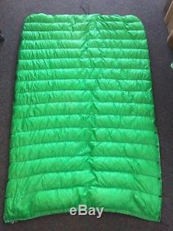 Down Top Quilt ultralight Sleeping Bag Green