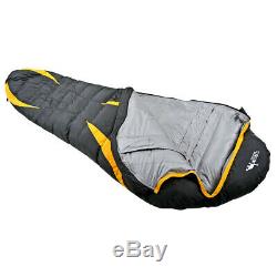 Duck Down Mummy Sleeping Bag -15°C Winter Outdoor Camping Hiking