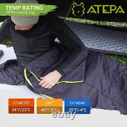 Duck down Sleeping Bag/Blanket for Backpacking, Ultralight Lightweight Rectangul