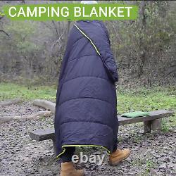 Duck down Sleeping Bag/Blanket for Backpacking, Ultralight Lightweight Rectangul