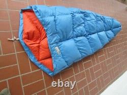 EXCELLENT VTG Eddie Bauer Goose Down Sleeping Bag Original Totem Label