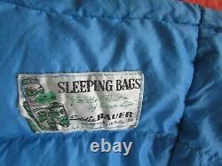 EXCELLENT VTG Eddie Bauer Goose Down Sleeping Bag Original Totem Label