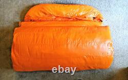 EXTRA LONG 900 fill power DOUBL SLEEPING BAG 100% White Goose Down extreme cold