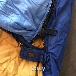 Eddie Bauer Goose Down Mummy Sleeping Bag Blue 84 X 30