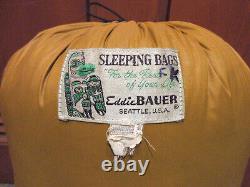 Eddie Bauer KARAKORAM Nylon Down Sleeping Bag Vintage 60's70's