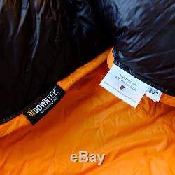 Enlightened Equipment Revelation 850DT 30° Down Quilt Sleeping Bag Orange Black