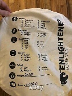 Enlightened Equipment Revelation Down Sleeping Bag Quilt 10 Regular/Regular