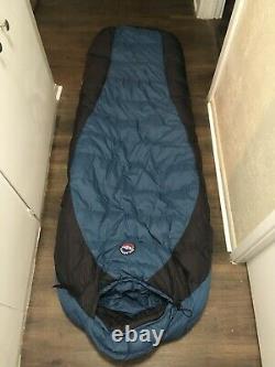 Excellent Big Agnes Lost Ranger 15 Degree Down Sleeping Bag with Cloth Logo Sack