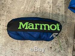 Excellent Marmot Helium 15 Degree 850 Fill Down Sleeping Bag Reg Left Zip