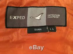 Exped Swan 10 degree goose down Long-Wide sleeping bag for sidesleepers. L-zip