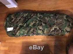 Extreme Cold Weather Military Army SUBZERO Sleeping Bag + Bivy Cover Waterproof