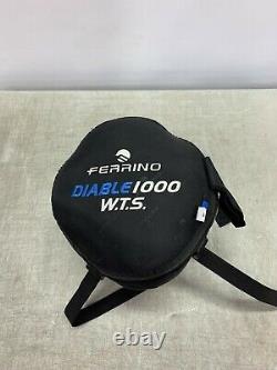 FERRINO DIABLE 1000 W. T. S. Blue Left Side -32 C Sleeping Bag 1000g Down NEW