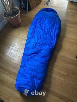 Feathered Friends Peregrine EX -25 Expedition Down Sleeping Bag Never Used