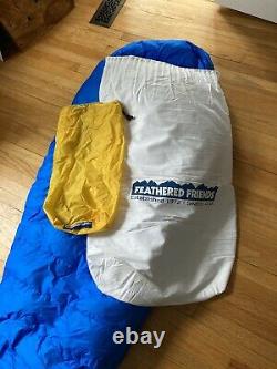 Feathered Friends Peregrine EX -25 Expedition Down Sleeping Bag Never Used