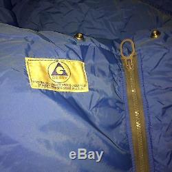 Gerry USA Made Wilderness Sleeper 0 Degree Sleeping Bag Goose Down Vintage Quilt