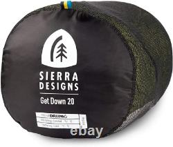 Get down 20 Degree Sleeping Bags 550 Fill Power Dridown (PFC Free), Mummy Styl