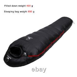 Goose Down Filled Adult Style Sleeping Bag Fit Winter Thermal Camping Travel