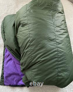 Hirsch-Weis GOOSE DOWN SLEEPING BAG 32' X 79 28 OZ Green/Purple