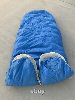 Holubar Double Mummy Sleeping Bag. Regular Length Blue Vintage