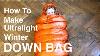 How To Make Ultralight 5 10c 15 20f Down Sleeping Bag Myog Diy
