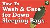 How To Wash And Care For A Down Sleeping Bag