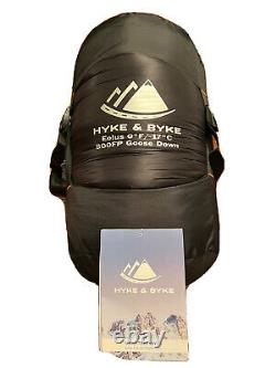 Hyke&Byke 0 Degree Sleeping Bag 800 FP Goose Down