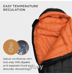 Hyke & Byke Eolus 15F Cold Weather Mummy Hiking & Backpacking Sleeping Bag