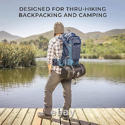 Hyke & Byke Quandary 15 F Hiking & Backpacking Sleeping Bag 3 Season, 650FP Du