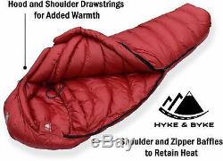 Hyke & Byke Quandary 15°F Ultralight Down Sleeping Bag
